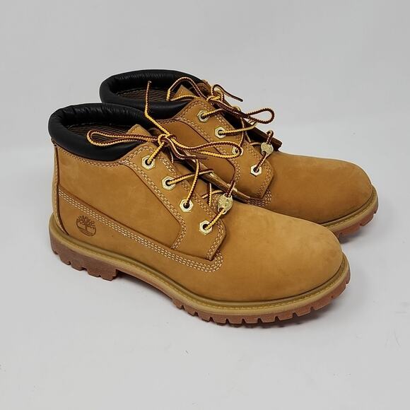 Timberland Nellie  Classic Nubuck Yellow Women's Low Top Chukka Boots Size 8 - Picture 3 of 6